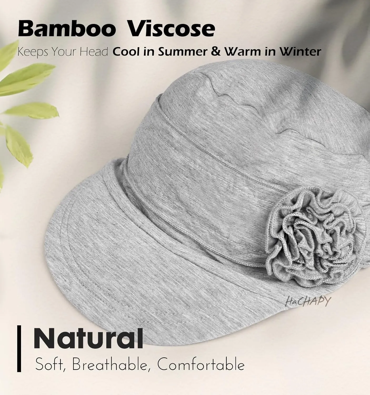 Soft Newsboy Cap for Women Slip on Headwear Summer