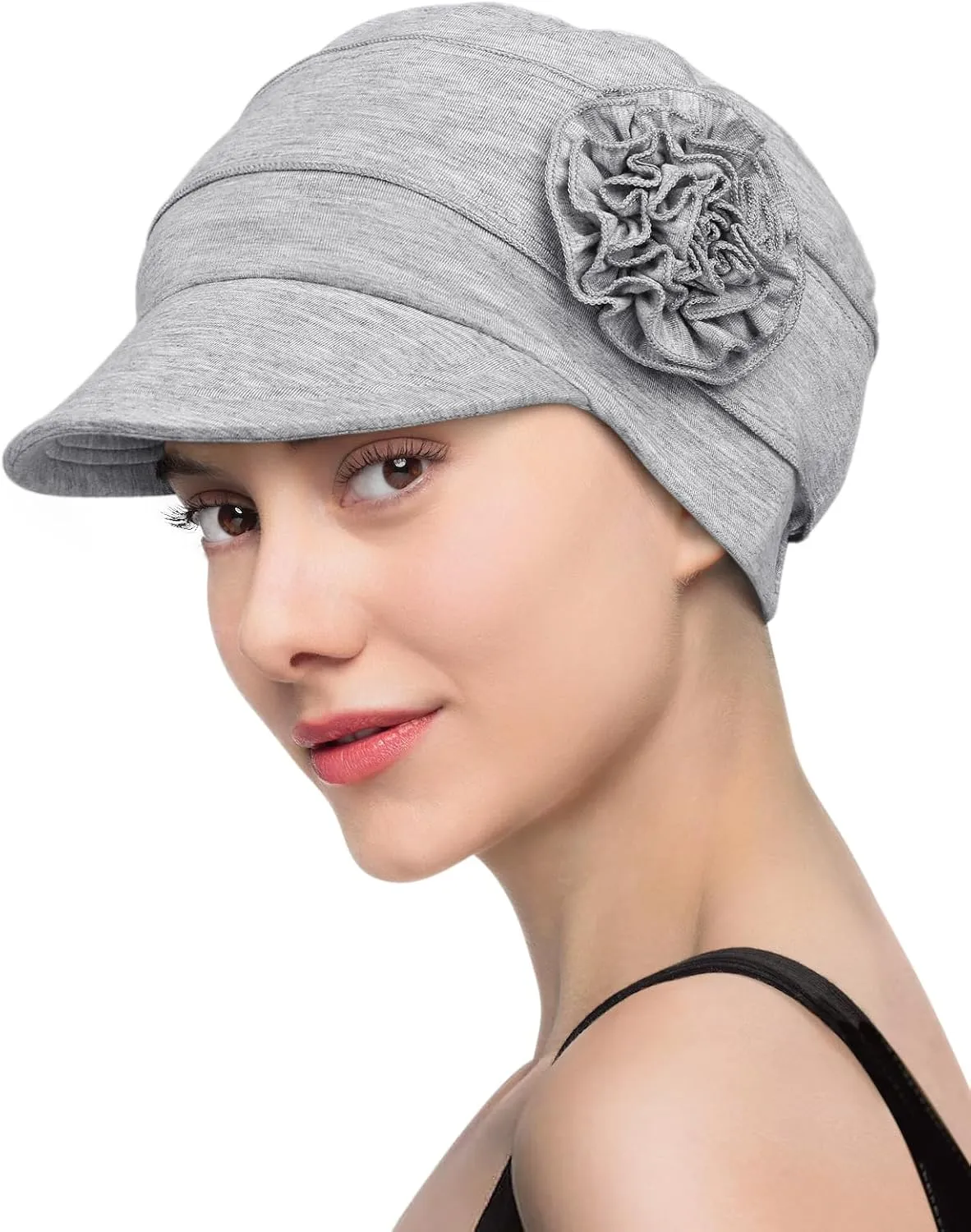 Soft Newsboy Cap for Women Slip on Headwear Summer