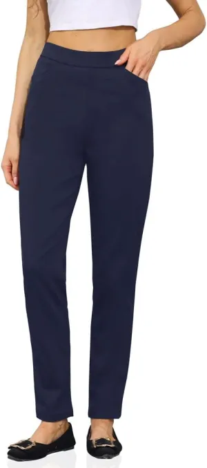 Soojun Women's Comfy Ultra Stretch Pull On Ankle Pant