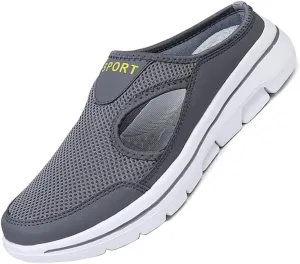soputry Men's Comfort Breathable Support Sports Sandals, Outdoor Casual Non Slip Orthopedic Sneakers Walking Slip on Shoes