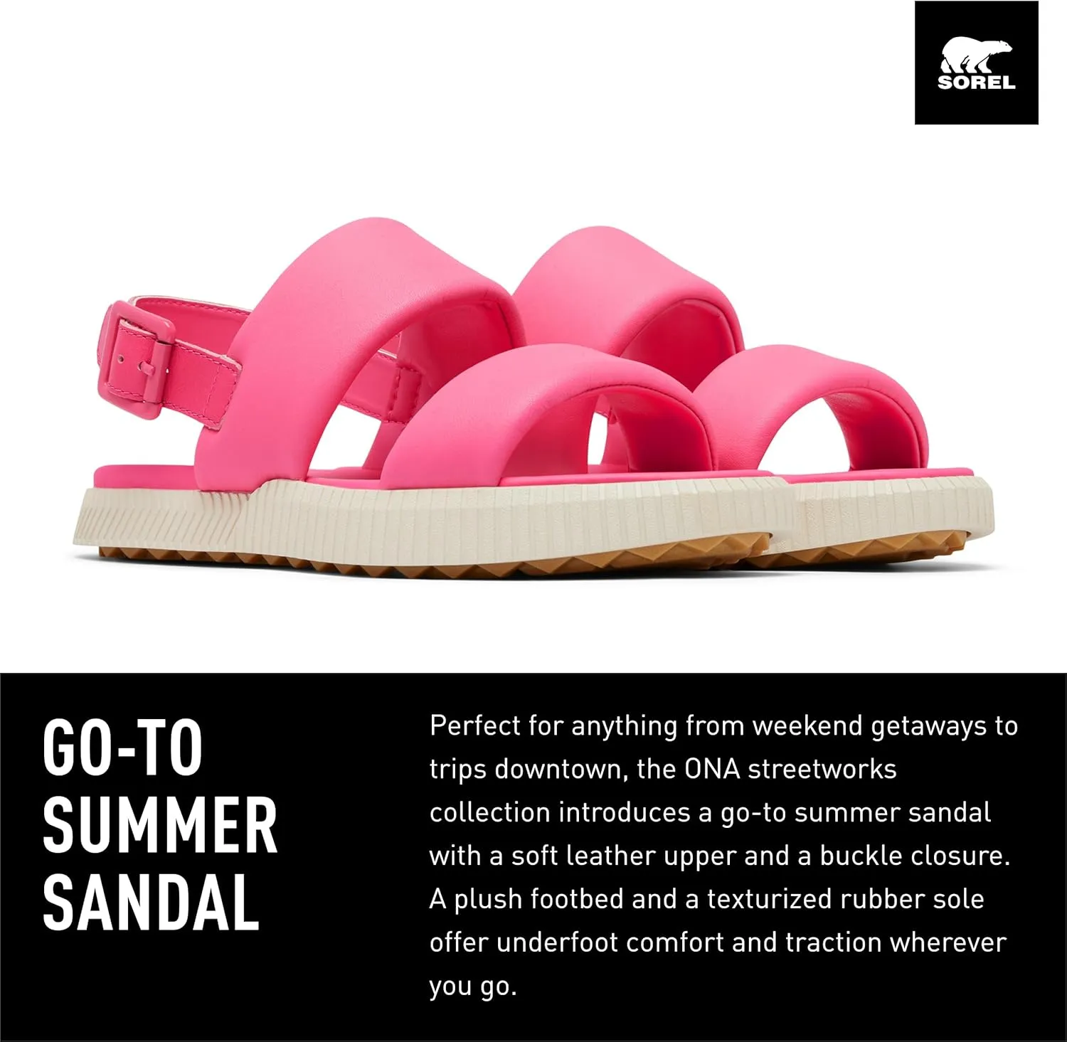 Sorel Women's Ona Streetworks Go To Flat Sandals