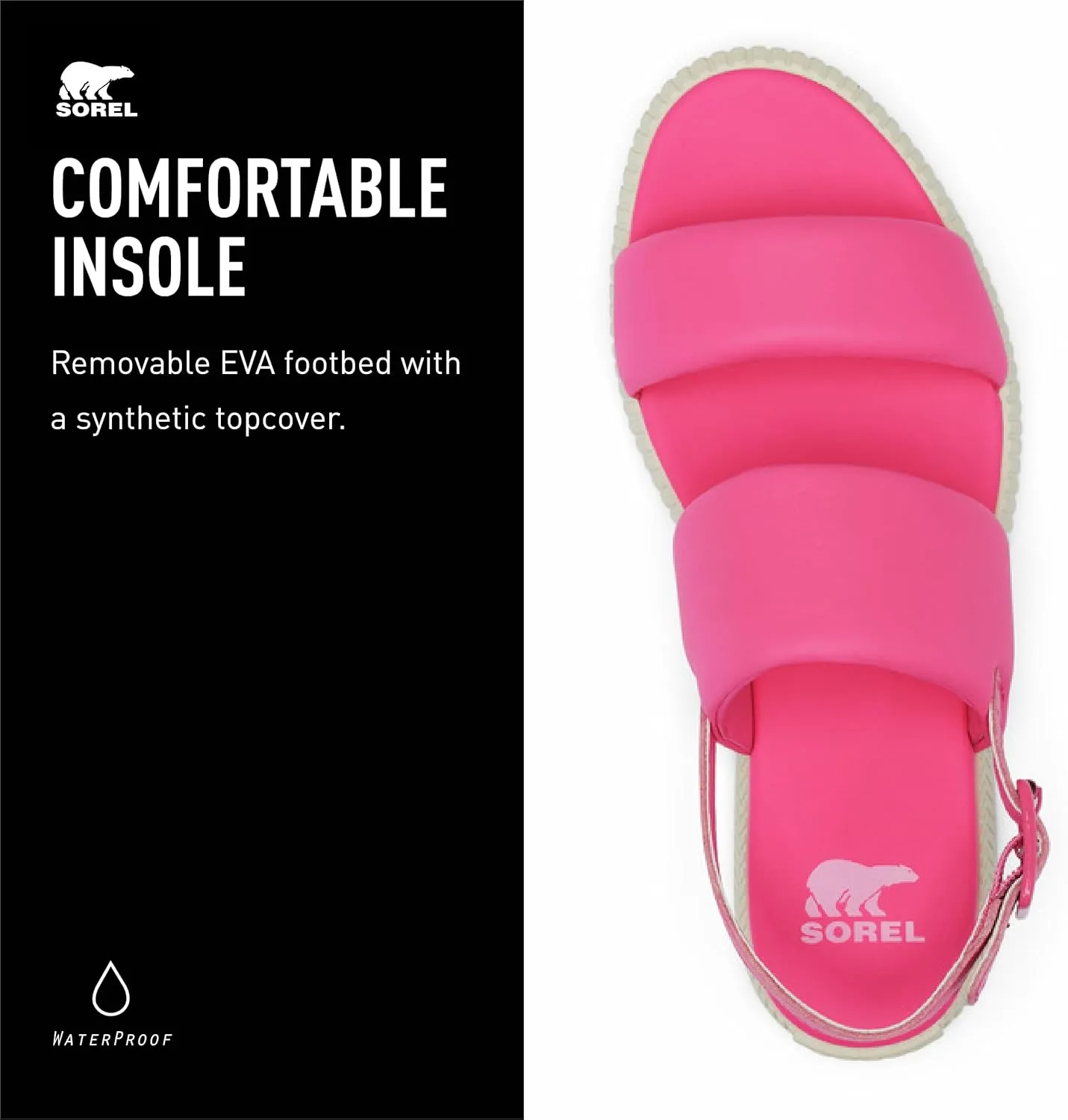 Sorel Women's Ona Streetworks Go To Flat Sandals