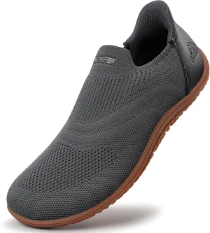 Sosenfer Women Slip On Barefoot Shoes Men Wide Minimalist Barefoot Sneakers Hands Free Workout Zero Drop Sole Walking Shoes for Unisex