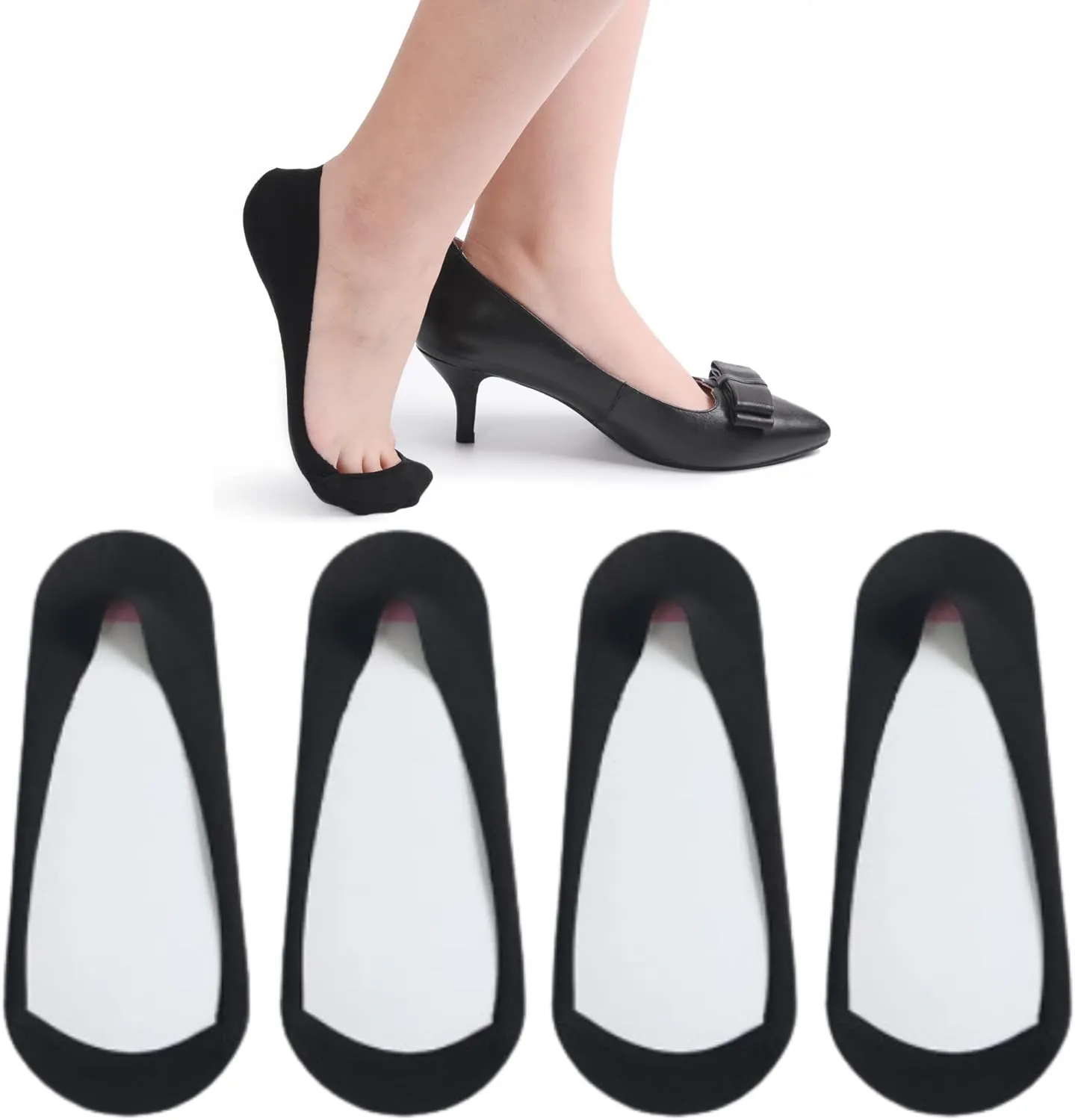 Soxbang Thin Ultra Low Cut No Show Socks in ANY Flats Heels Womens TRULY Non Slip Cotton Liner Socks