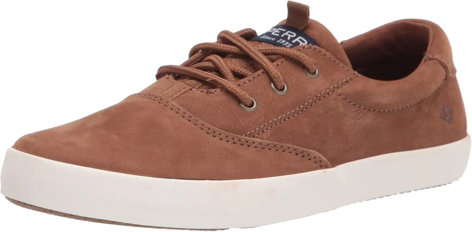 Sperry Spinnaker Washable Sneaker, TAN, 7 US Unisex Big Kid