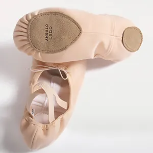 Split-Sole Canvas Ballet Slipper by Angelo Luzio (246A)