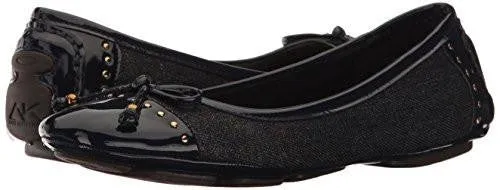 Sport Buttons Fabric Ballet Flat Denimgoldnavy Multi 10 M Us