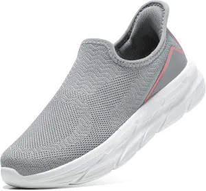 STQ Slip on Walking Shoes Womens Comfortable Tennis Breathable Athletic Gym Workout Slip on Sneakers for Plantar Fasciitis
