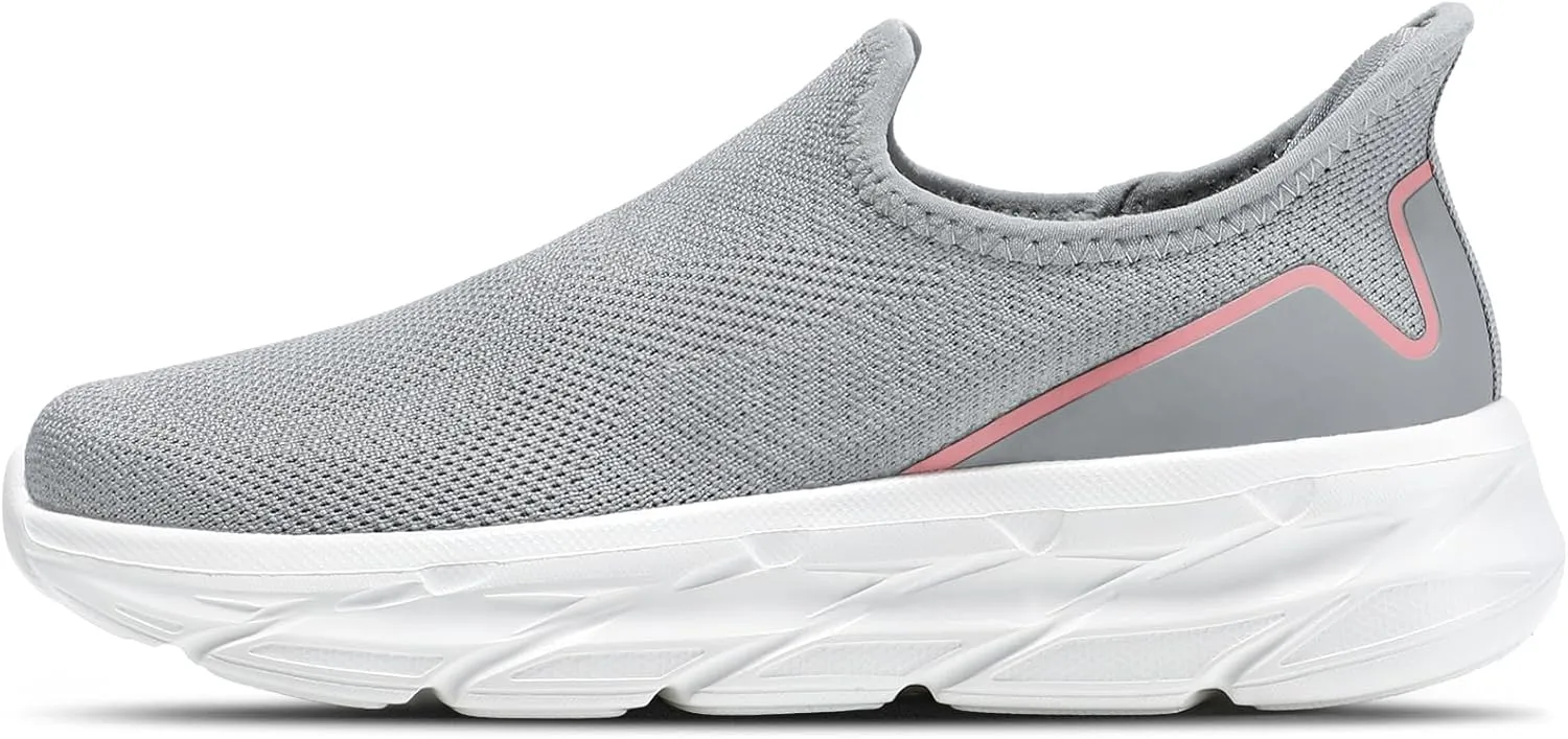 STQ Slip on Walking Shoes Womens Comfortable Tennis Breathable Athletic Gym Workout Slip on Sneakers for Plantar Fasciitis