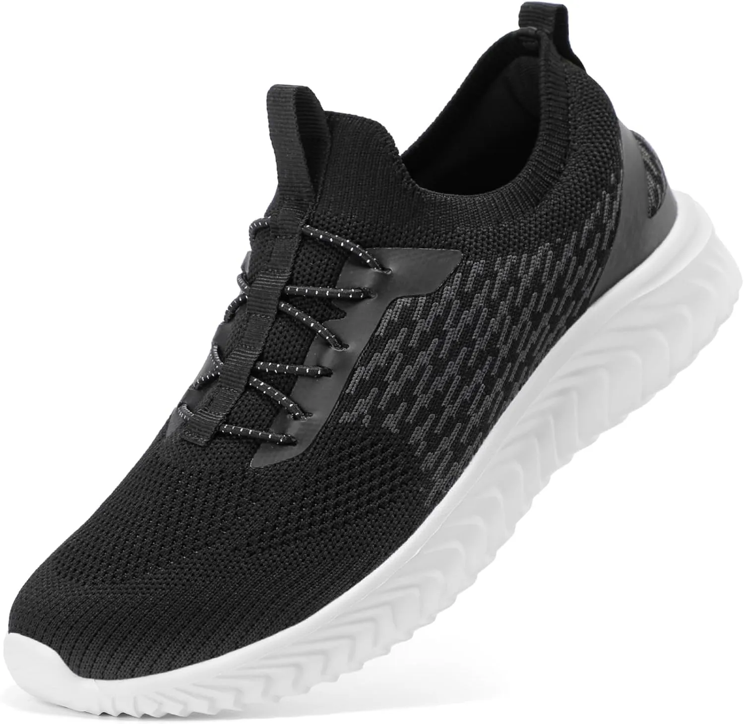 STQ Walking Shoes Women Arch Support Slip on Sneakers with Memory Foam Comfort Lightweight