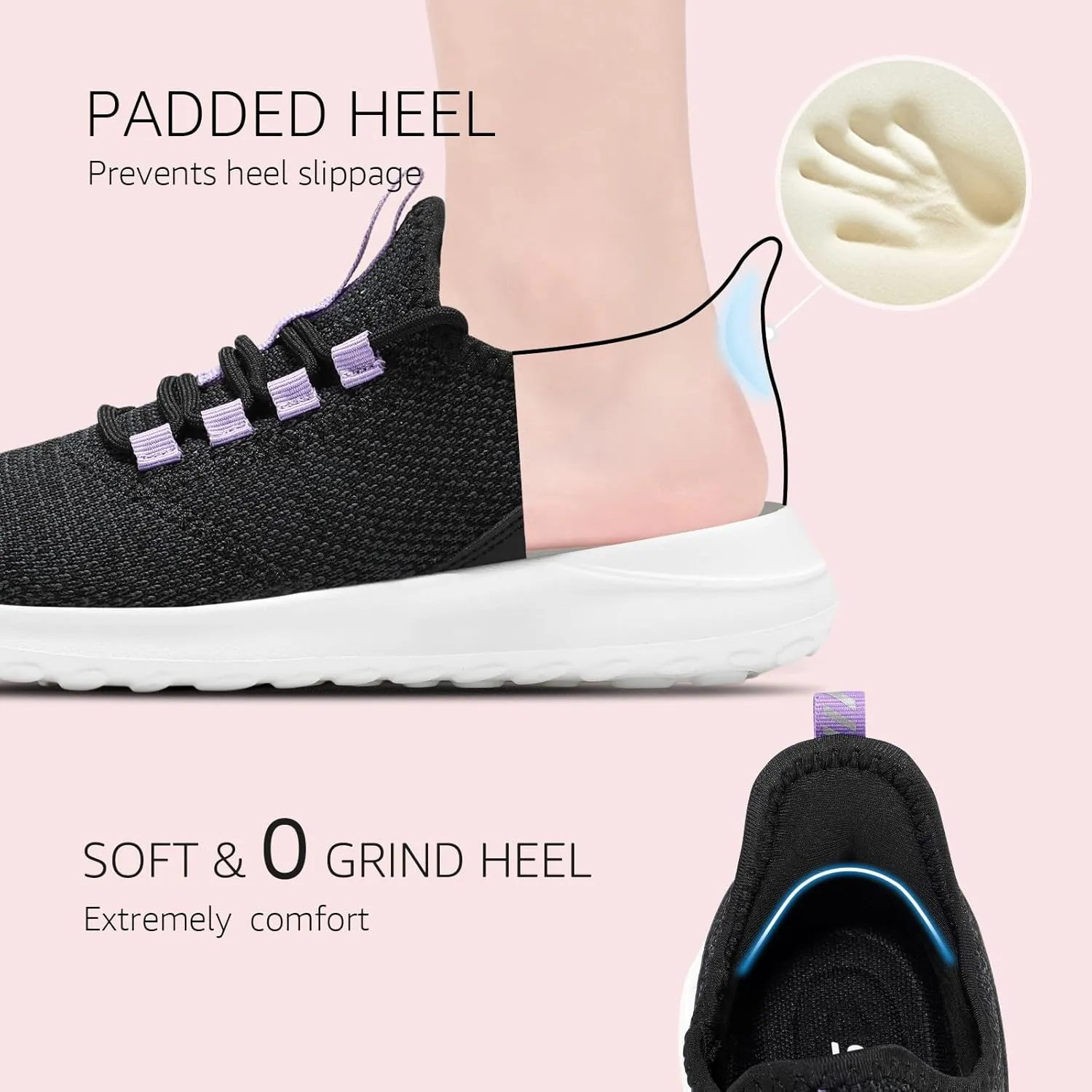 STQ Womens Slip On Sneakers Tennis Walking Orthopedic Shoes Breathable Athletic Gym Workout Cross Training Sneakers