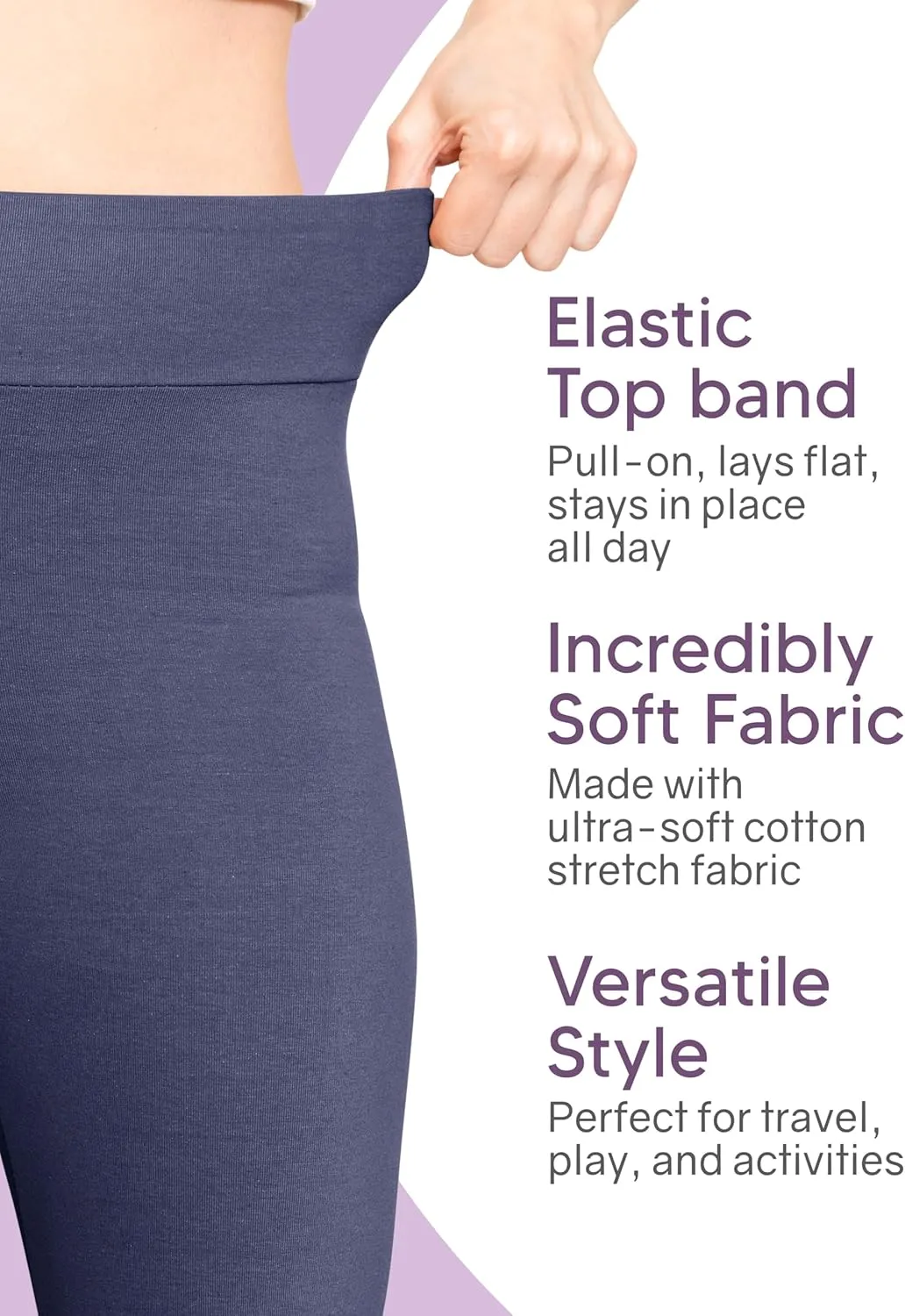 STRETCH IS COMFORT Women Plus Size High Waist Cotton Bootcut Yoga Pants | XL-7X