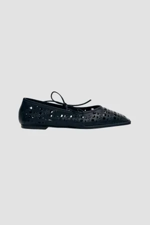 SWAY SLIT BALLET FALT BLACK