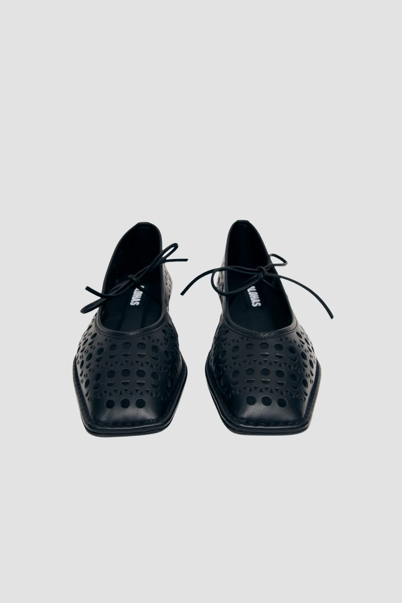 SWAY SLIT BALLET FALT BLACK