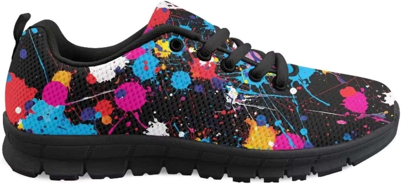 SYtrade Tennis Shoes for Women Sport Women's Fashion Sneaker Black Sole Walking Shoes