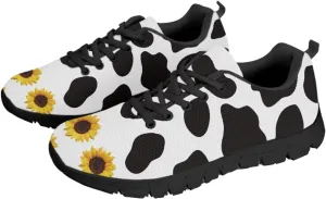 SYtrade Womens Slip On Running Shoes Lace-up Athletic Tennis Sneaker