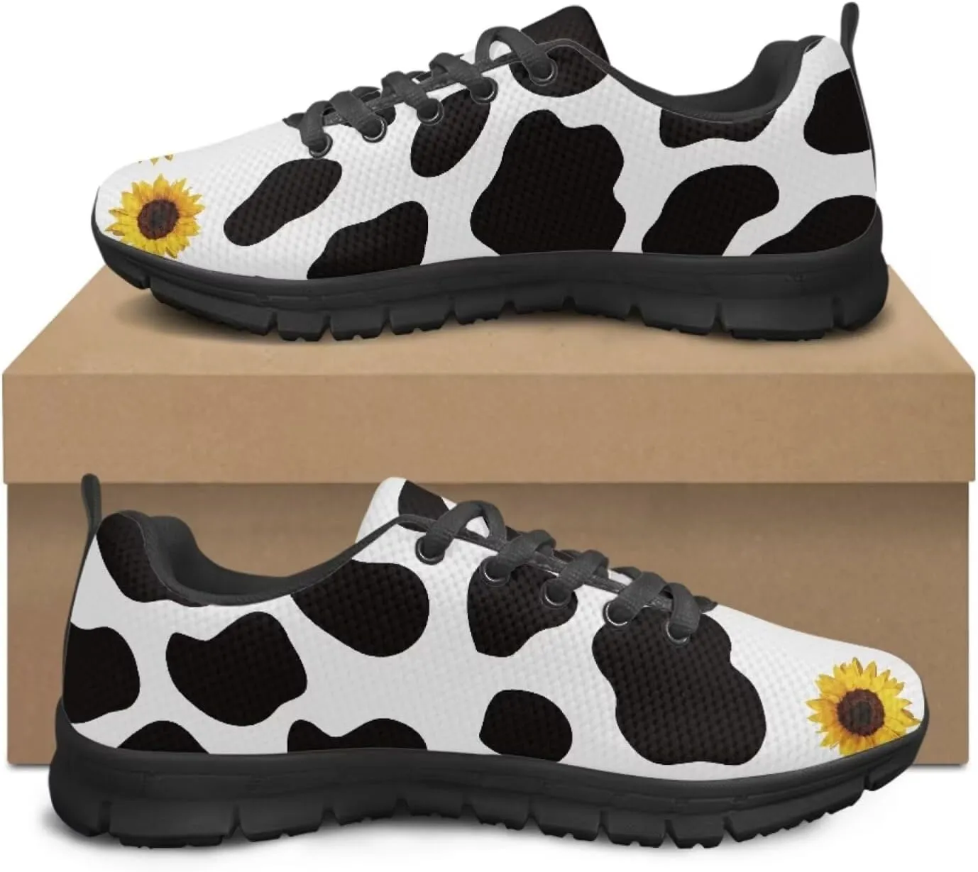 SYtrade Womens Slip On Running Shoes Lace-up Athletic Tennis Sneaker