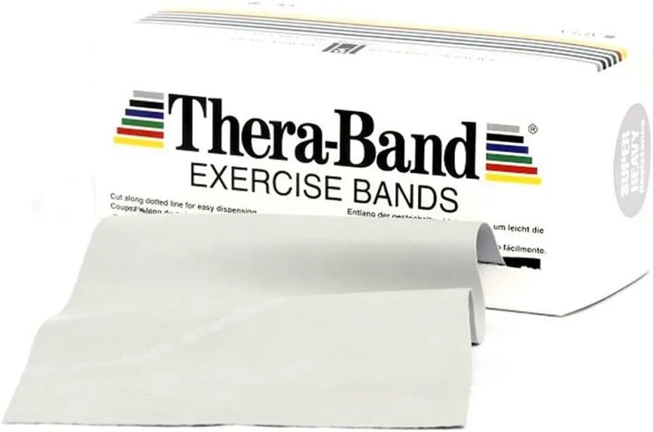 Thera-Band Exercise Band - 5.5m Super Heavy, Silver