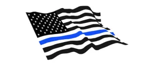 Thin Blue Line - 4.75" x 7" Political Bumper Sticker