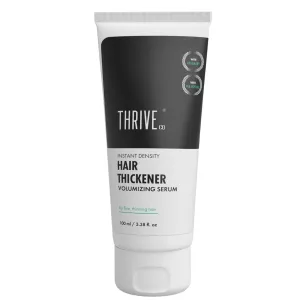 Thrive.Co Hair Thickener Volumizing Serum | For Fine, Thinning Hair | Gives Instant Hair Volume & Density | With Pea Peptide & Rosemary | For Men & Women | Vegan, Cruelty-free & Dermat-Tested | 100ml