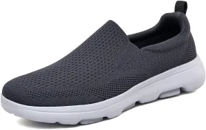 TIOSEBON Men's Mesh Slip On Walking Shoes Loafers-Work Drving Tennis Shoes