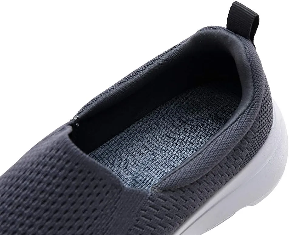 TIOSEBON Men's Mesh Slip On Walking Shoes Loafers-Work Drving Tennis Shoes