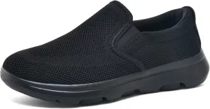 TIOSEBON Men's Mesh Slip On Walking Shoes Loafers-Work Drving Tennis Shoes