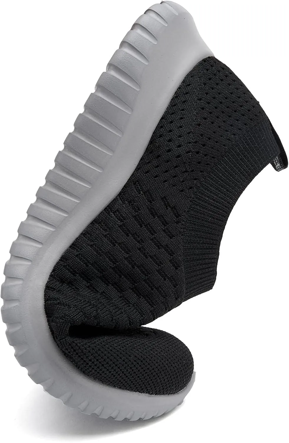 TIOSEBON Men's Slip On Walking Shoes Knit Mesh Tennis Sneaker