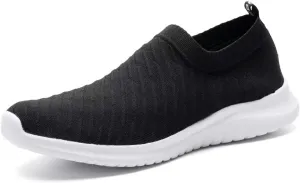 TIOSEBON Men's Slip On Walking Shoes Knit Mesh Tennis Sneaker
