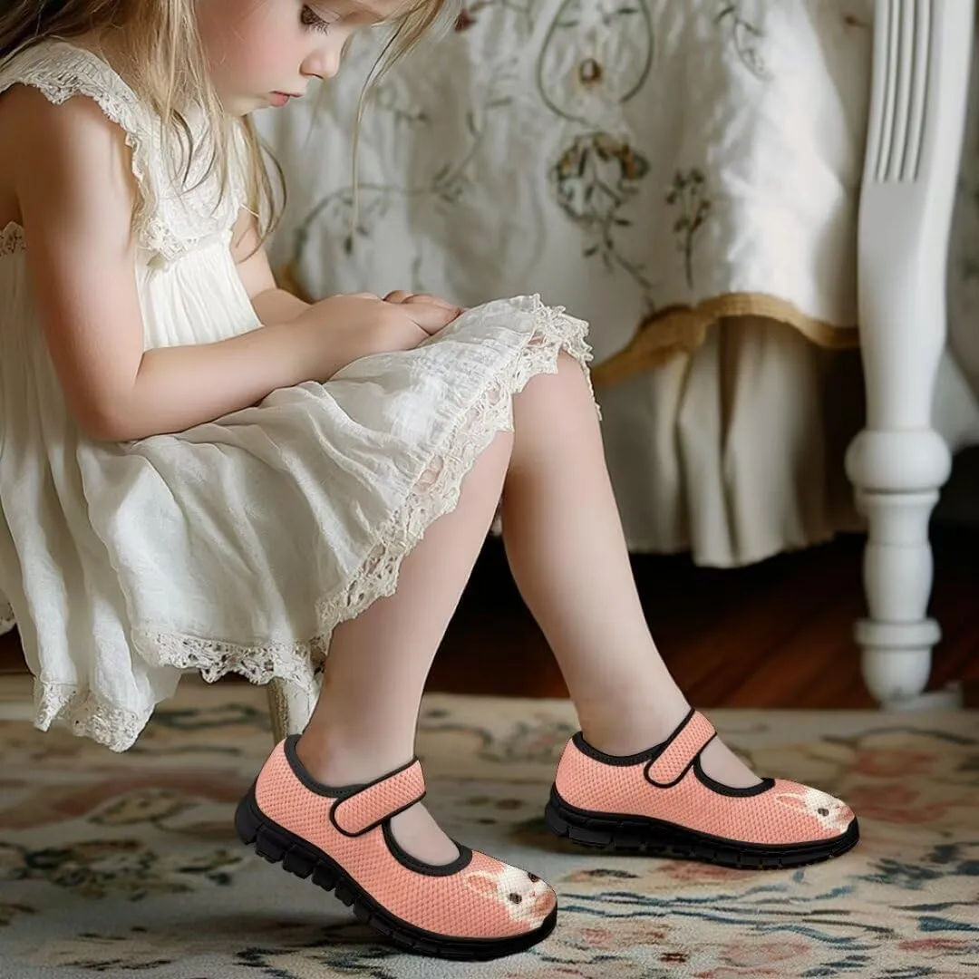 Toddler Little Girl Mary Jane Dress Shoes Ballet Flats School Uniform Shoes for Wedding, Party