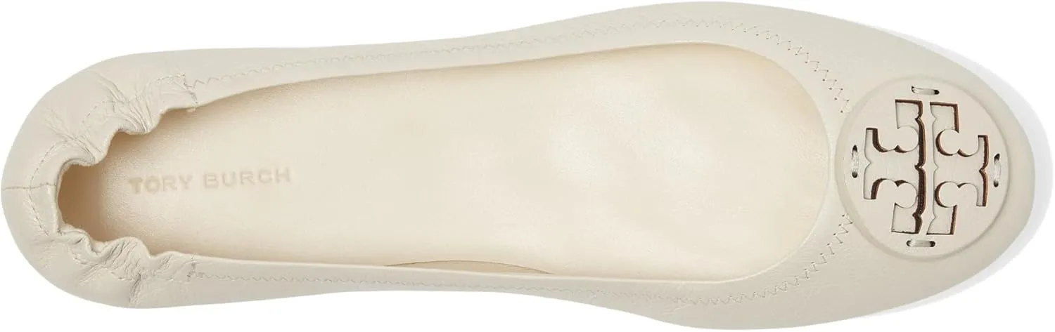 Tory Burch Women's Minnie Travel Ballet with Leather Logo Flat