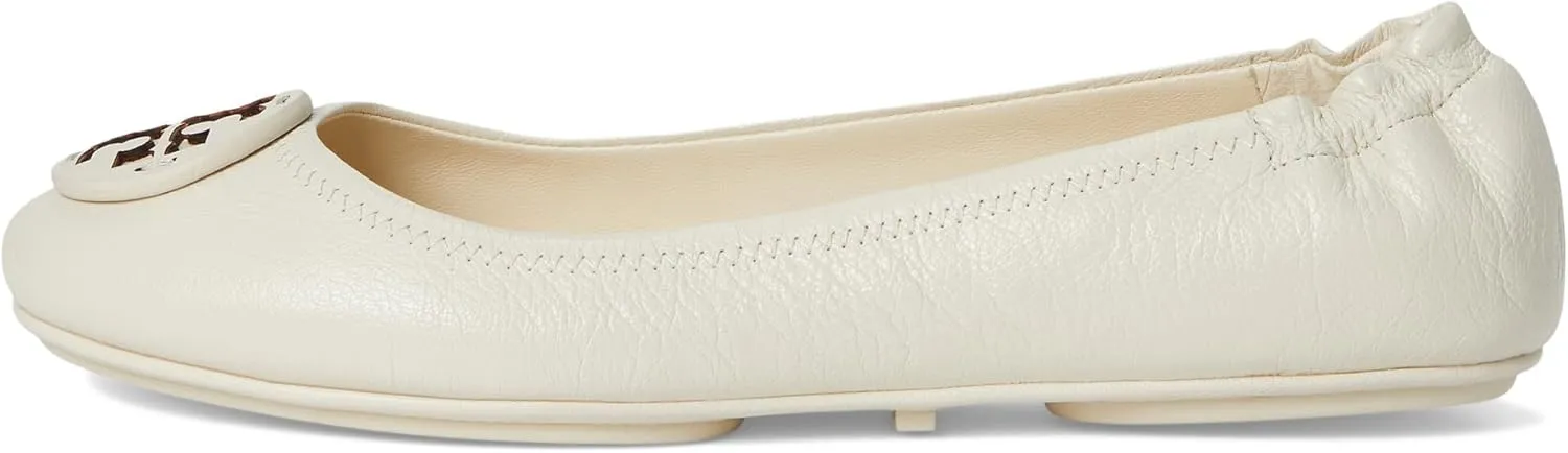 Tory Burch Women's Minnie Travel Ballet with Leather Logo Flat