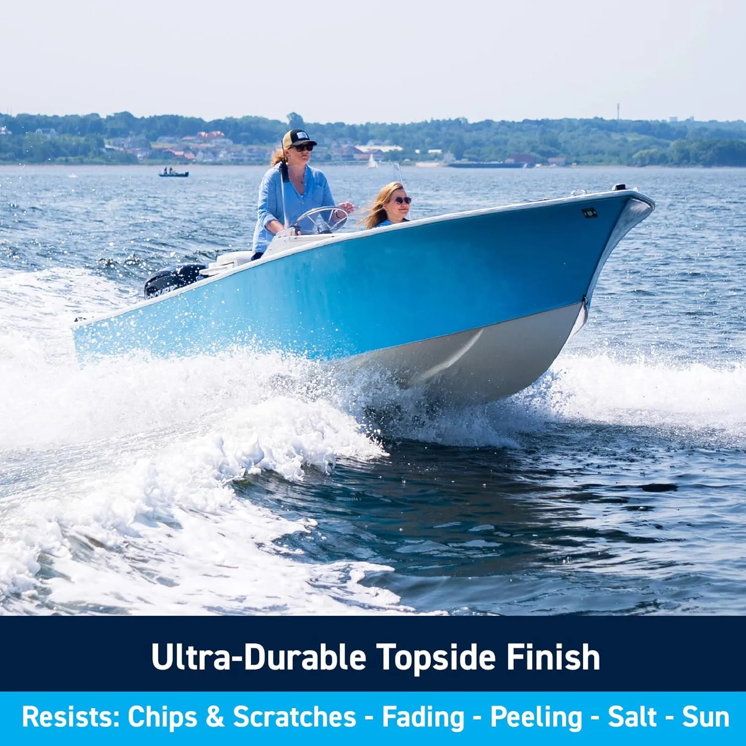 TotalBoat Wet Edge Marine Topside Paint for Boats, Fiberglass, and Wood (Sea Foam, 1 Quarts (Pack of 1))