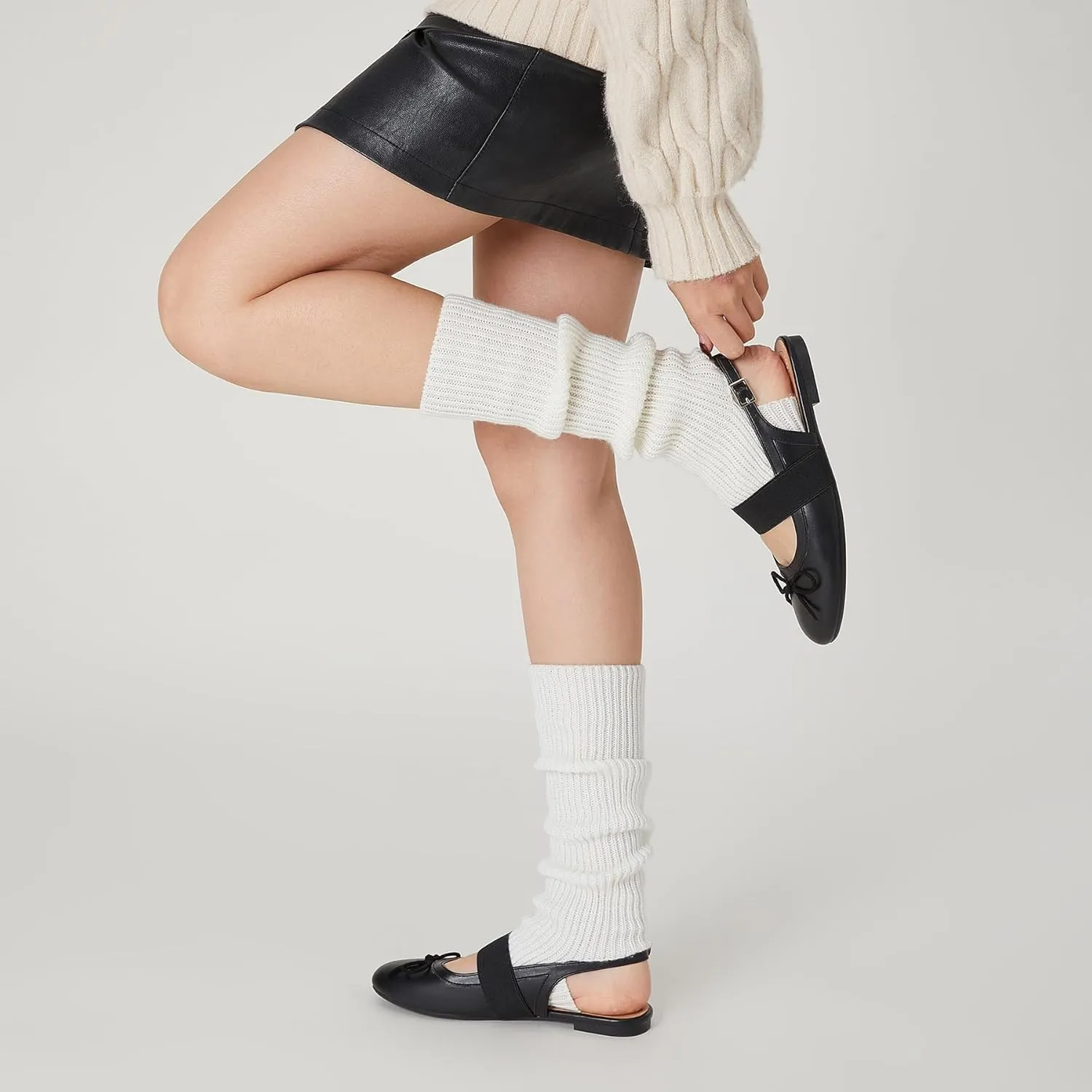 Trary Mary Jane Ballet Flats, Black Flats for Women, Ankle Strap Dressy Comfortable Flats