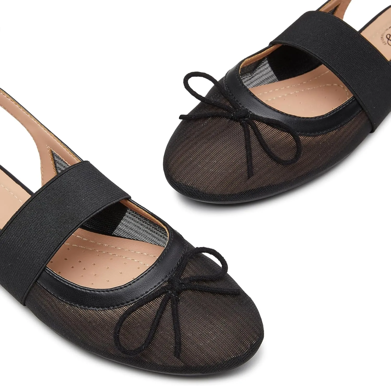 Trary Mary Jane Ballet Flats, Black Flats for Women, Ankle Strap Dressy Comfortable Flats