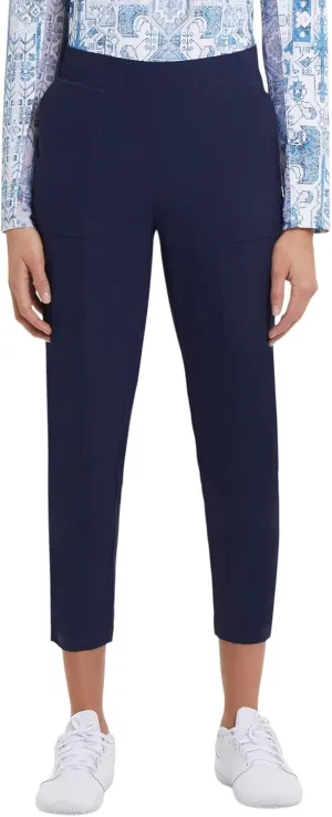 Tribal Women's Pull ON Capri, Navy