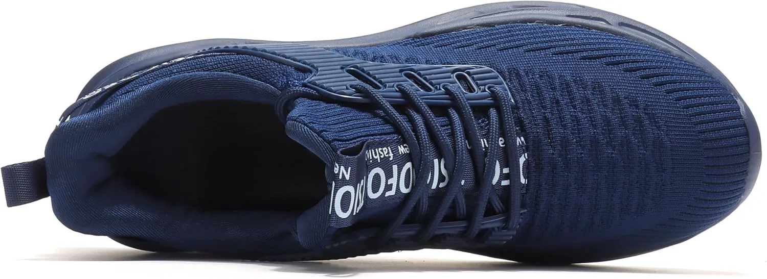 TSIODFO Men's Walking Shoes Slip On Athletic Running Sneakers