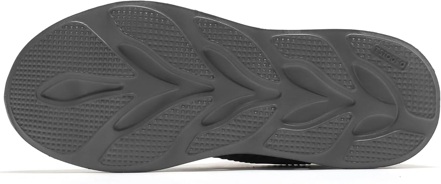 TSIODFO Men's Walking Shoes Slip On Athletic Running Tennis Sneakers
