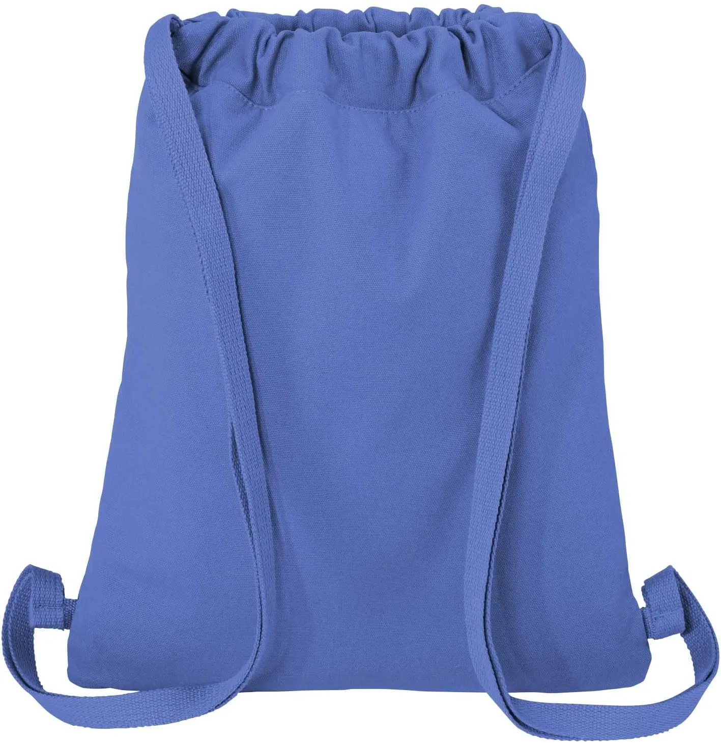 University of Kentucky Drawstring Backpack UK Wildcats Cinch Bag Rich Cotton Canvas (Royal)