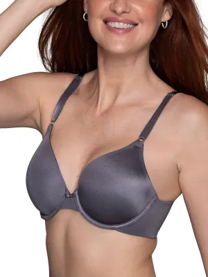 Vanity Fair Women's Full Coverage Beauty Back Smoothing Bra, 4-Way Stretch Fabric, Lightly Lined Cups up to DD
