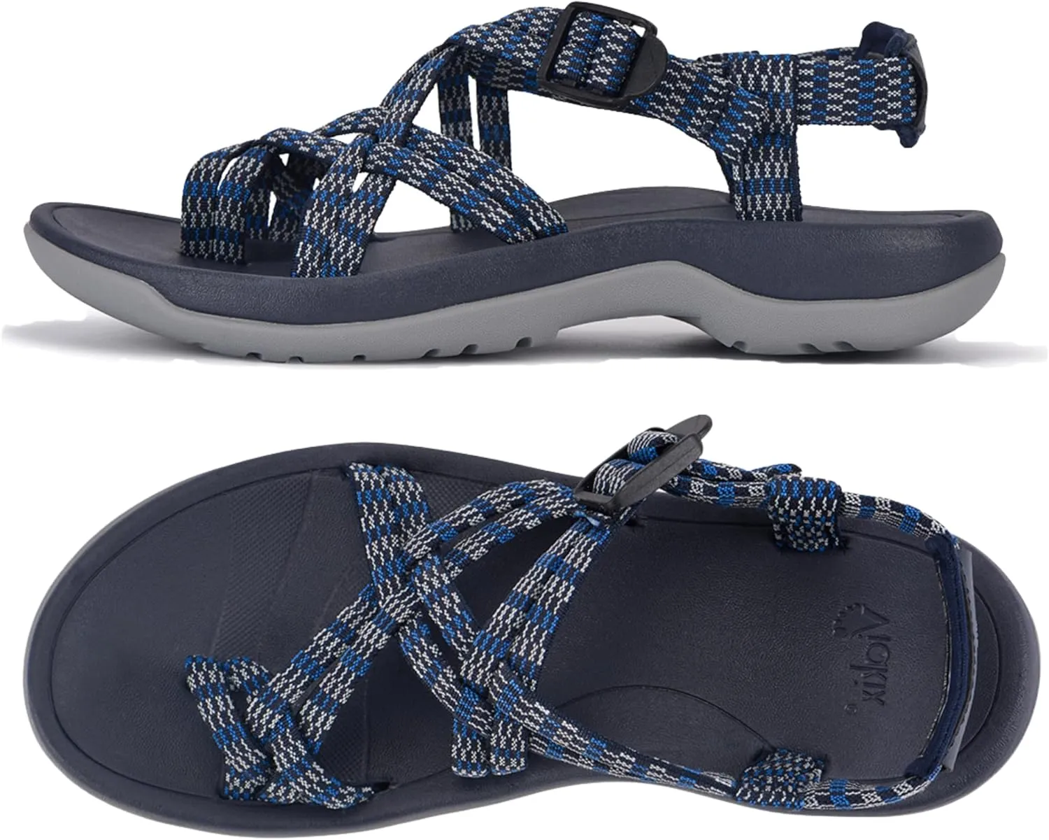 Viakix Womens Walking Sandals: Cute Stylish Comfy Athletic Sport Outdoor Hiking Sandal for Trekking Water Outdoor Beach With Arch Support for Womens Ladies