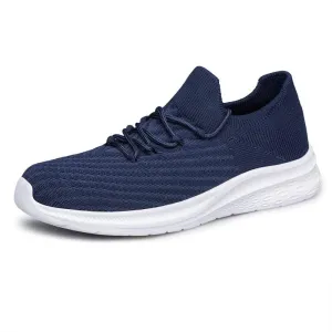 vibdiv Mens Fashion Slip On Walking Shoes - Lightweight Breathable Casual Mesh Non Slip Running Shoes Comfortable Sneakers for Men