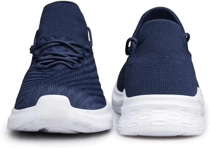 vibdiv Mens Fashion Slip On Walking Shoes - Lightweight Breathable Casual Mesh Non Slip Running Shoes Comfortable Sneakers for Men