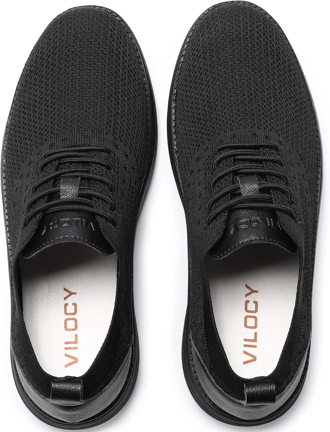 VILOCY Men's Casual Dress Sneakers Oxfords Business Mesh Breathable Walking Shoes Tennis Comfortable