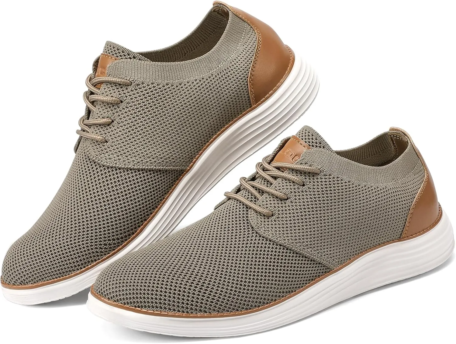 VILOCY Men's Fashion Dress Sneakers Casual Walking Shoes Business Oxfords Comfortable Breathable Lightweight Tennis