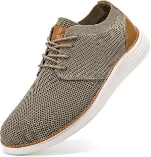 VILOCY Men's Fashion Dress Sneakers Casual Walking Shoes Business Oxfords Comfortable Breathable Lightweight Tennis