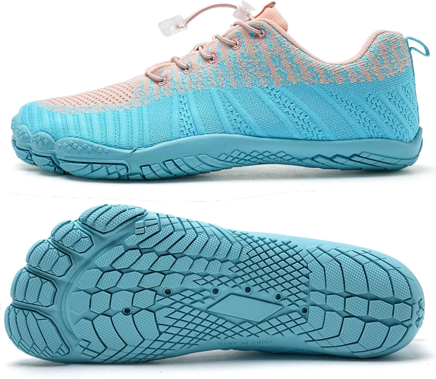 WateLves Water Shoes Men Women Beach Barefoot Aqua Socks Breathable Wide Swim Outdoor Walking Anti Slip Pool Shoes for Hiking Kayaking Diving Surfing
