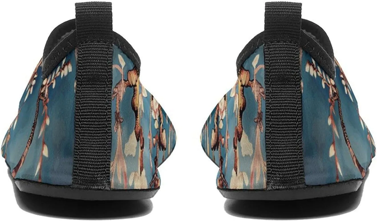 Water Shoes for Women Men Almond Blossom Water Sports Shoes Slip-on Breathable Lightweight Athletic Aqua Sock