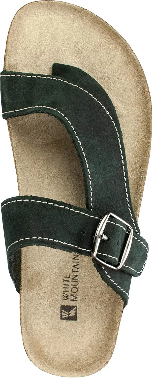 WHITE MOUNTAIN Carly Signature Comfort-Molded Footbed Sandal