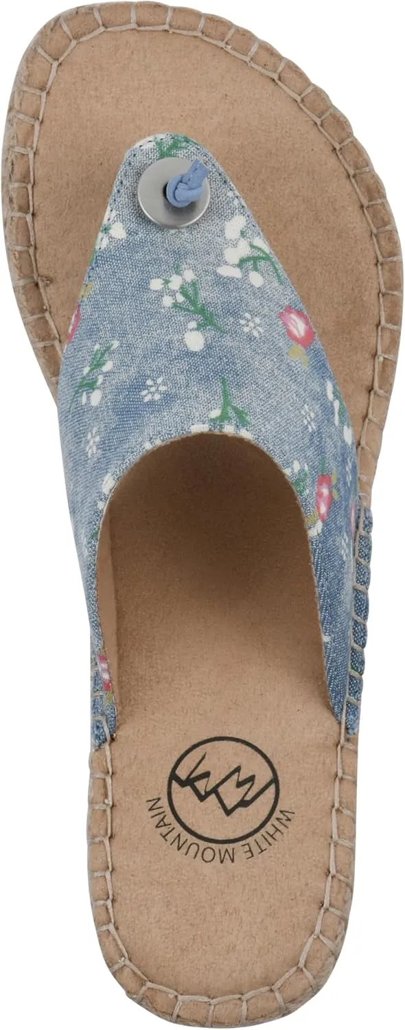 WHITE MOUNTAIN Women's Beachball Espadrille Wedge Sandal
